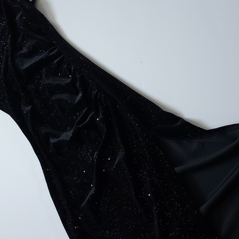 Shein Glamorous Draped Velvet Dress - Picture 12 of 16